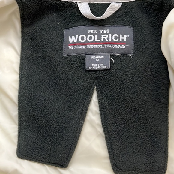 Woolrich Blue Grass Women’s Sz M Puffer Vest Full Zip Pockets Quilted - Picture 7 of 10